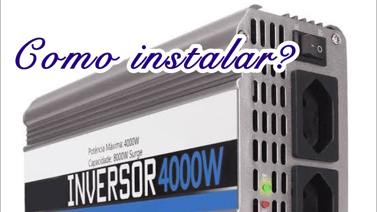 Como instalar inversor 24v x 127/220 | Caminhão Scania