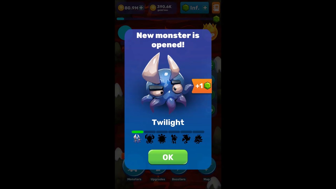 Tap Tap Monsters: Evolution Clicker - ALL Creatures Planets