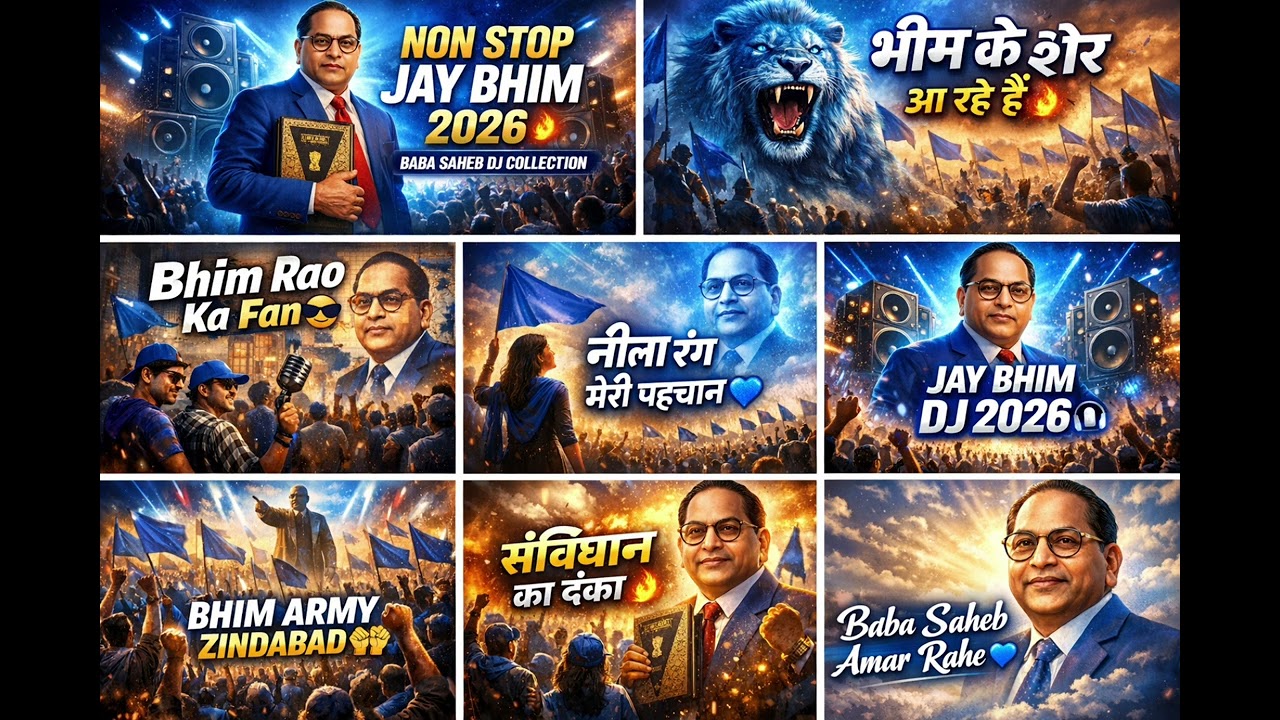 Non Stop Jay Bhim DJ Collection 2026 | Baba Saheb Special | Hard DJ Mix 🔥 ambedkarwadi voice 