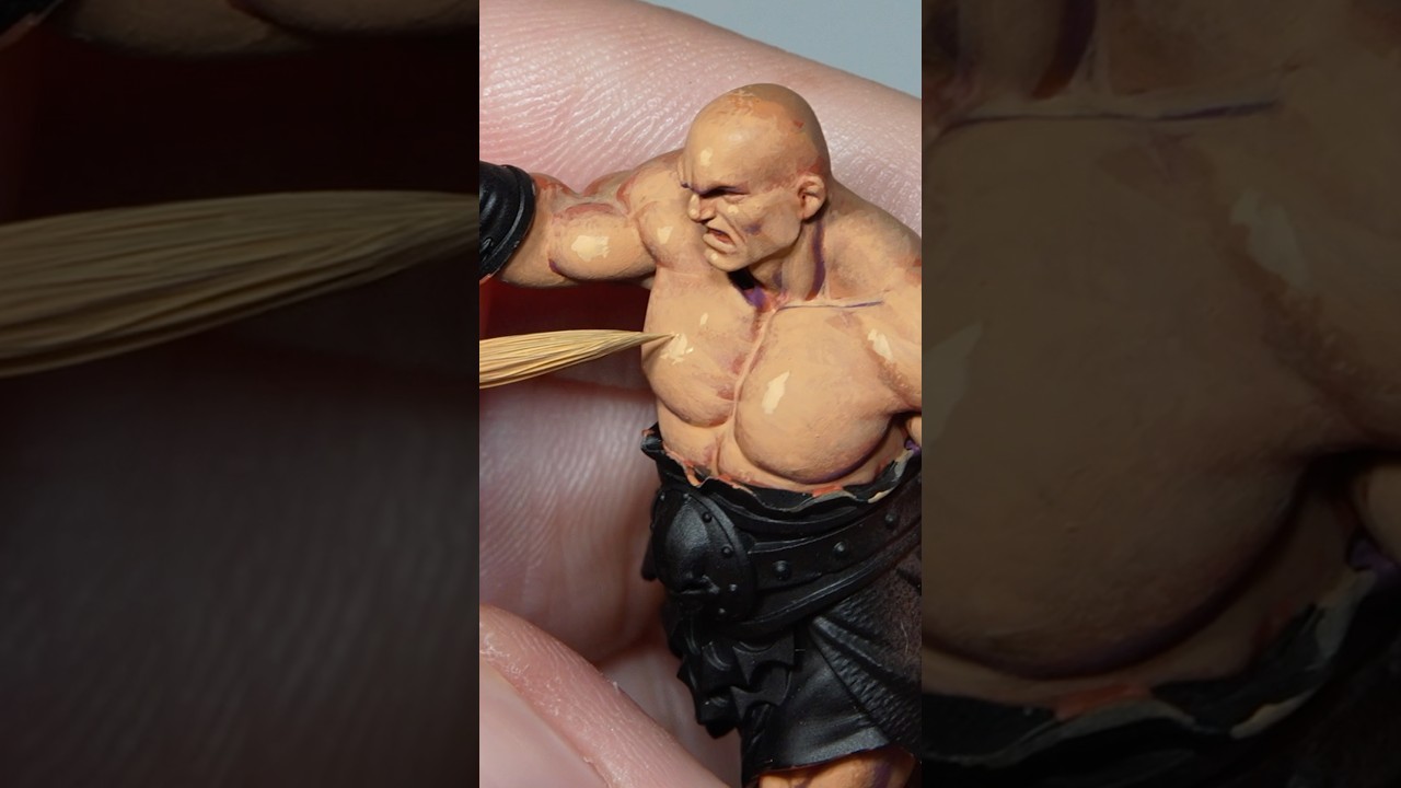 How to paint lights and shadows on miniatures