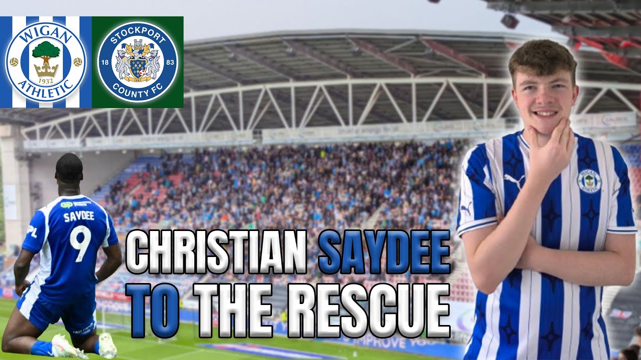 Late Drama Saves a Point! Wigan 1–1 Stockport 🔥 | Matchday Vlog