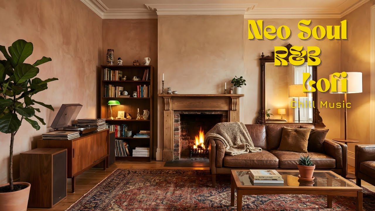 Soulful Warm Listening Room☕Relaxing Neo Soul, R&B & Chill Lofi Beats for Productivity, Study & Work