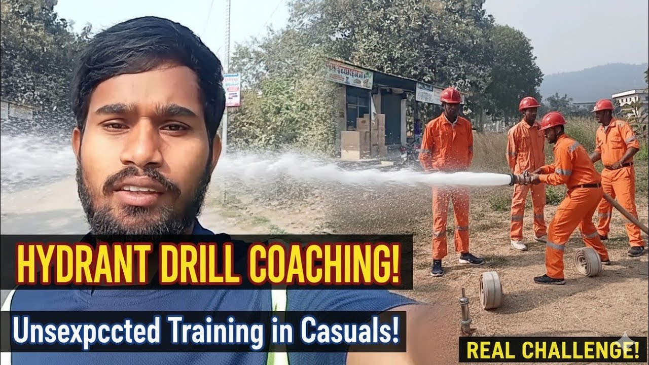 Unexpected Hydrant Drill! Dress kharab par Josh high hai! 🌊😎