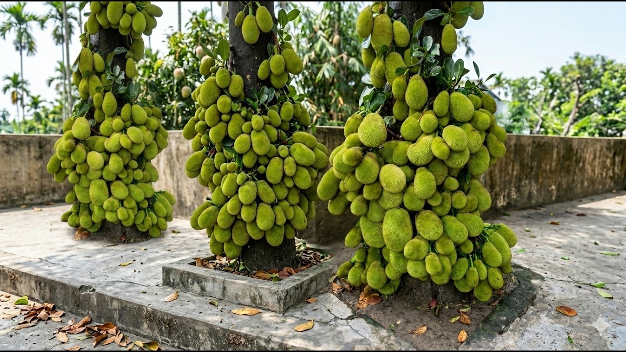 Quick Jackfruit Growth with Inarching! Simple techniques for propagating jackfruit at home