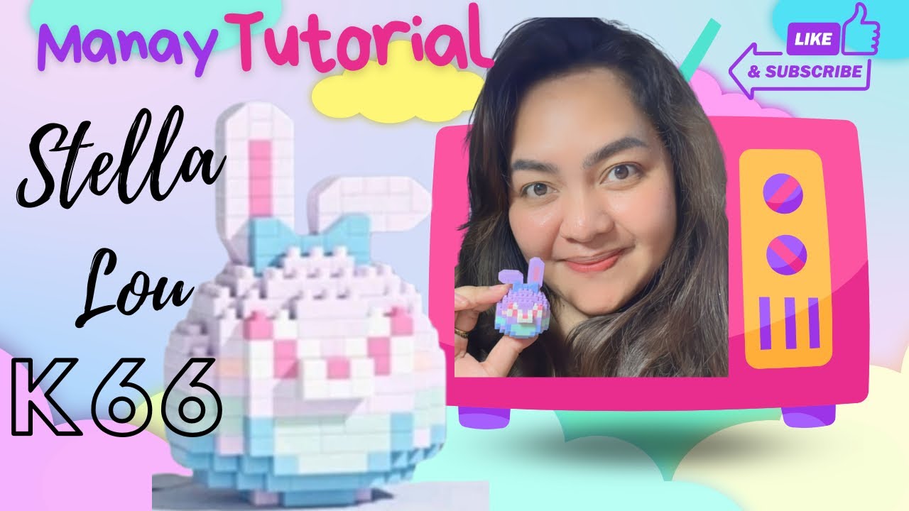 MINI LEGO BUILD STELLA LOU DAMO EGG K66 BRICKS TUTORIAL (bahasa)