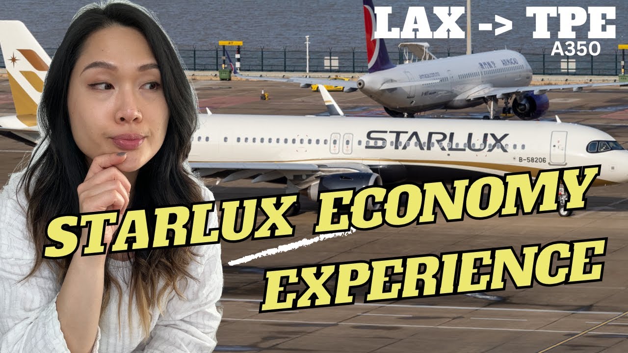 Starlux Airlines A350 from Los Angeles to Taipei | Economy Class