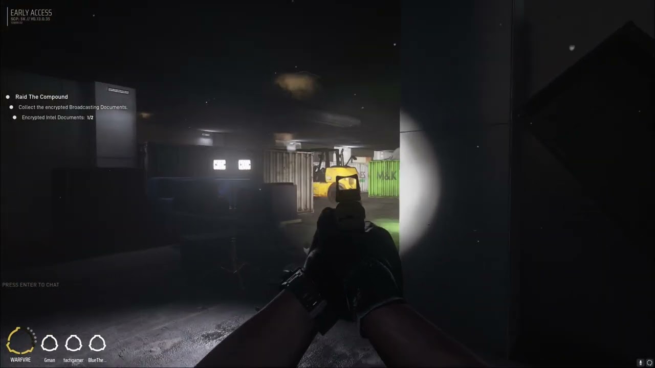 raiding the compound