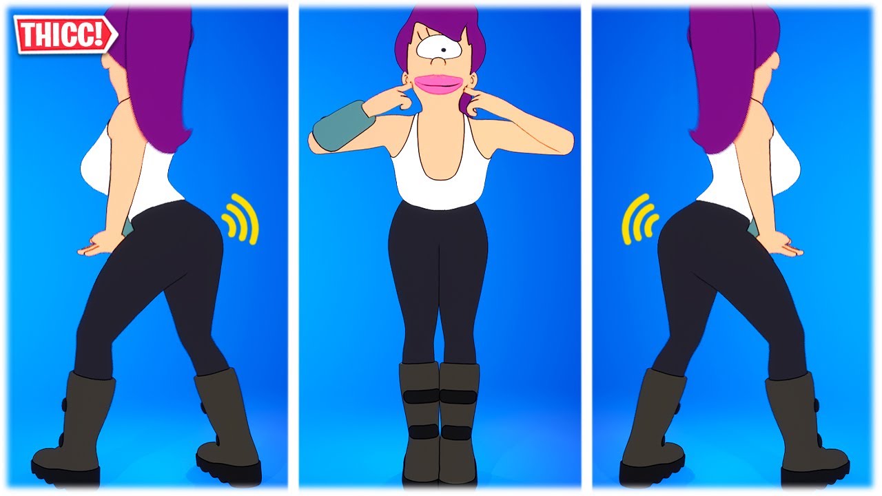 Fortnite X Futurama: Thicc 'TURANGA LEELA' Skin Showcased With Dances & Emotes 😍❤️