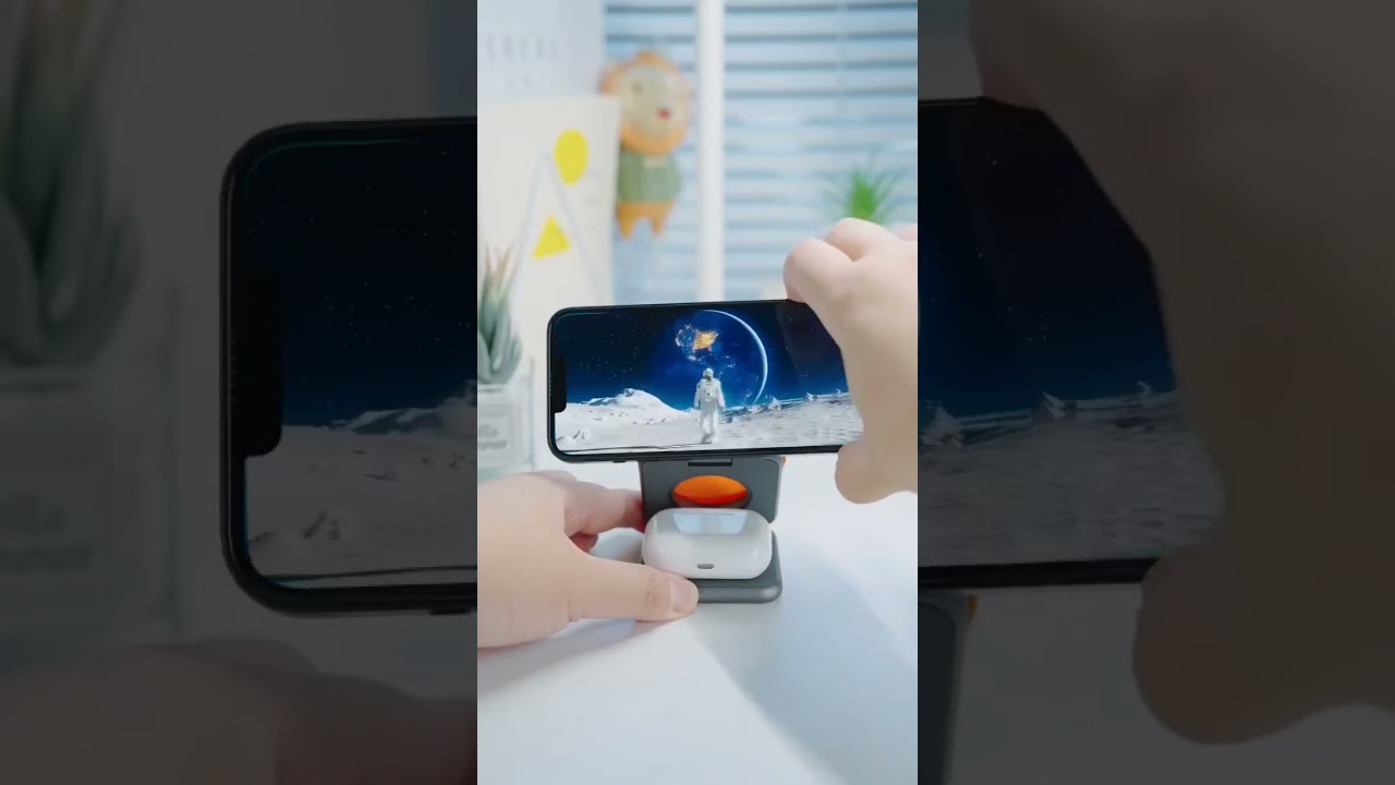 Take a look at this Neopack 15W Transformer Foldable Wireless Charger For iPhone, iWatch