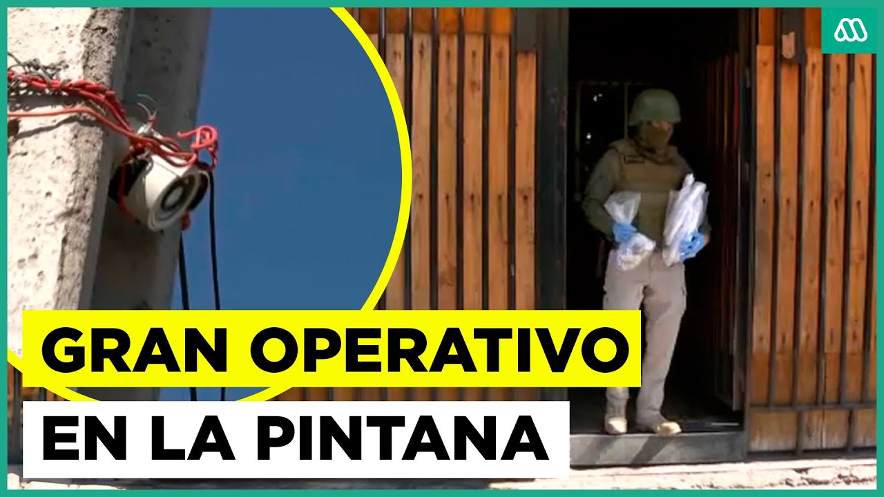 La Pintana: Operativo de Carabineros allana 24 domicilios dedicados al tráfico de drogas