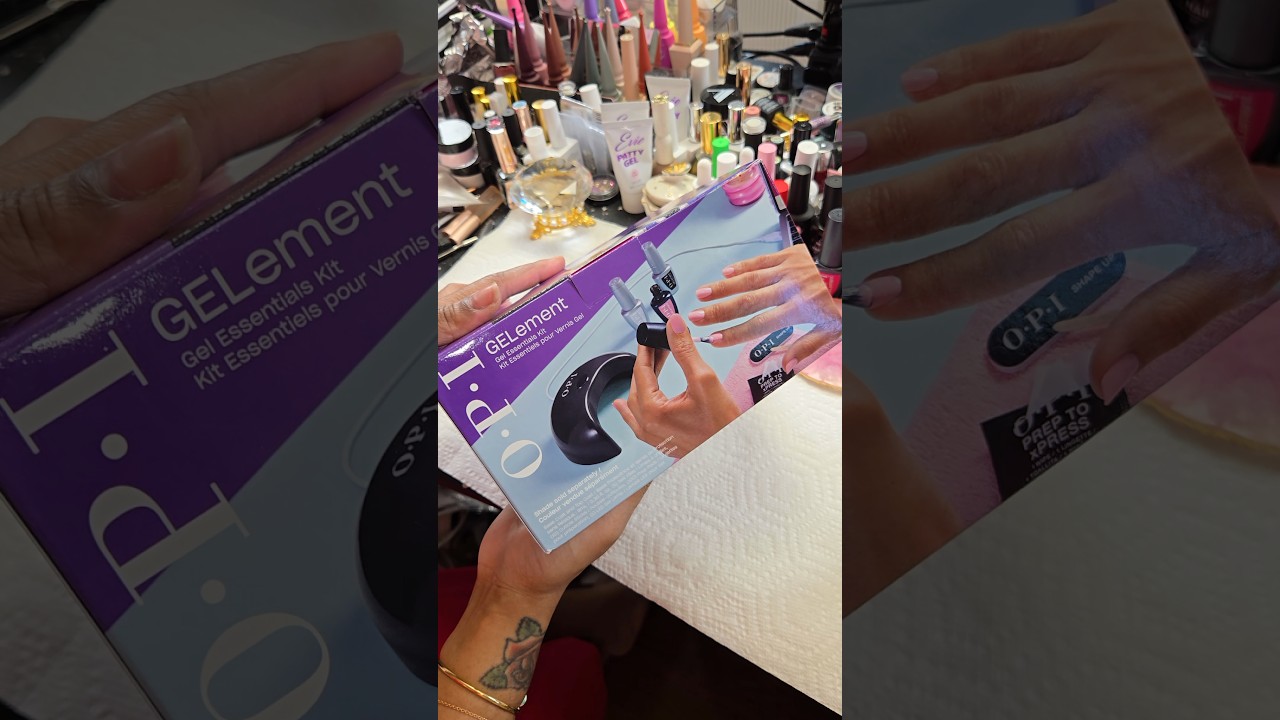 The OPI at home gel kit that has the nail techs CRASHING OUT 🤬 #nailart #opi #longhairprettynails