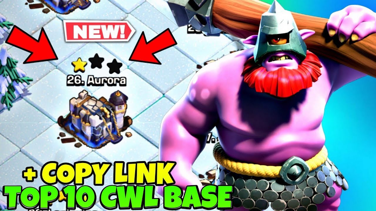 Top 10 Best Th18 CWL Base Copy Link | Th18 Anti Thrower / Electro Dragon Base Link