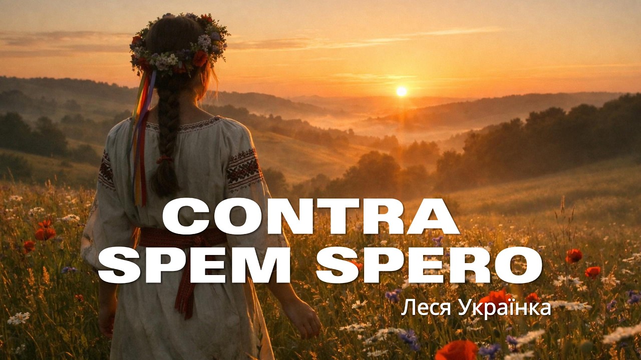 Contra Spem Spero — AI Epic Song | Леся Українка | Ukrainian Poetry Music