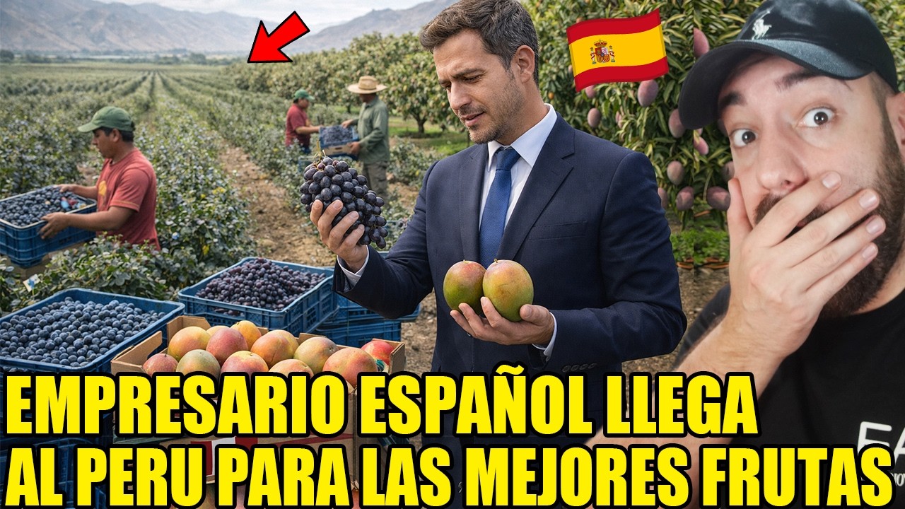 EMPRESARIO ESPAÑOL llega al PERÚ porque PERÚ tiene los MEJORES CULTIVOS del MUNDO!!