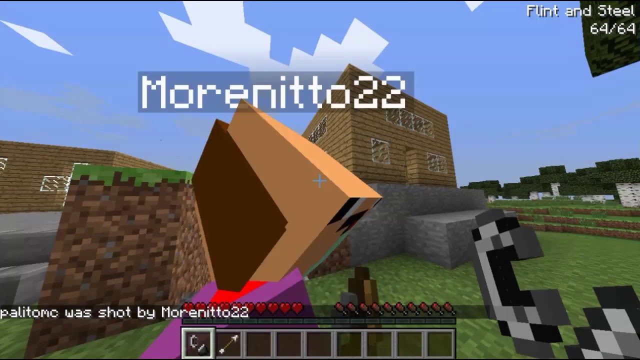 TROLLEANDONOS CON MORENITO22 MINECRAFT.