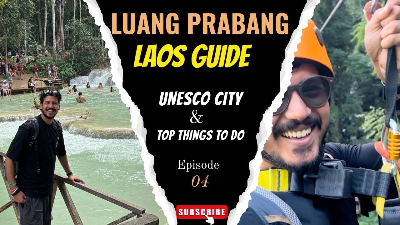 LUANG PRABANG, LAOS || Explore the Stunning Beauty of Laos's | Alms giving ceremony #laos #vlog