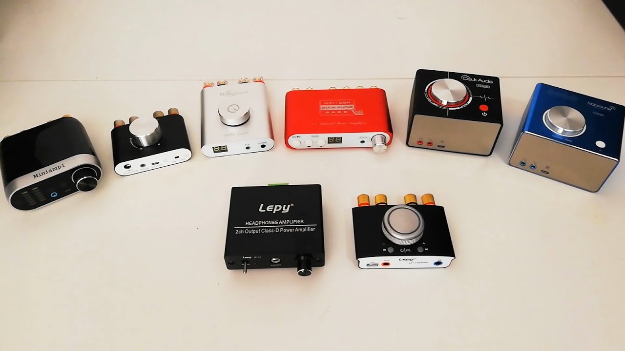 My personal collection of top range china mini amps (Nobsound & Lepy)