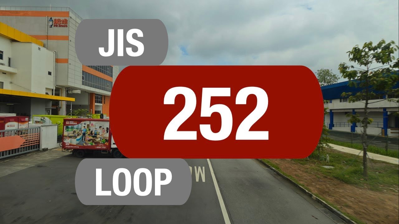 SMRT Buses Jurong Industrial 252 | Bus Service Route Visual