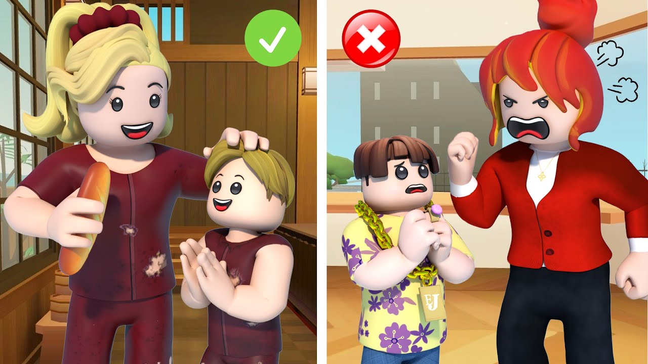 Rich Mom VS Poor Mom! - ROBLOX Brookhaven 🏡RP - Roblox Animation | Roblox Knight