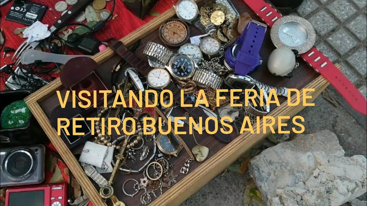 VISITANDO LA FERIA DE MANTEROS DE RETIRO - BUENOS AIRES