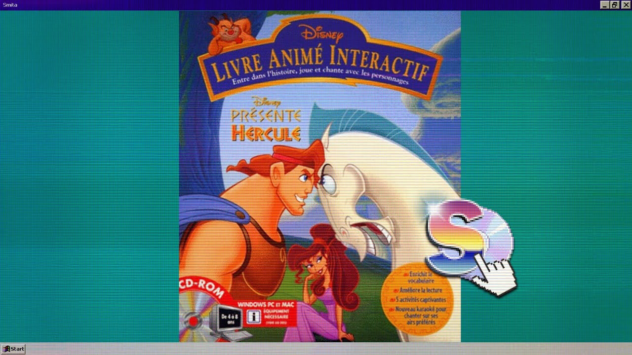 Disney Hercule Livre animé interactif | CD-ROM jeu pc complet