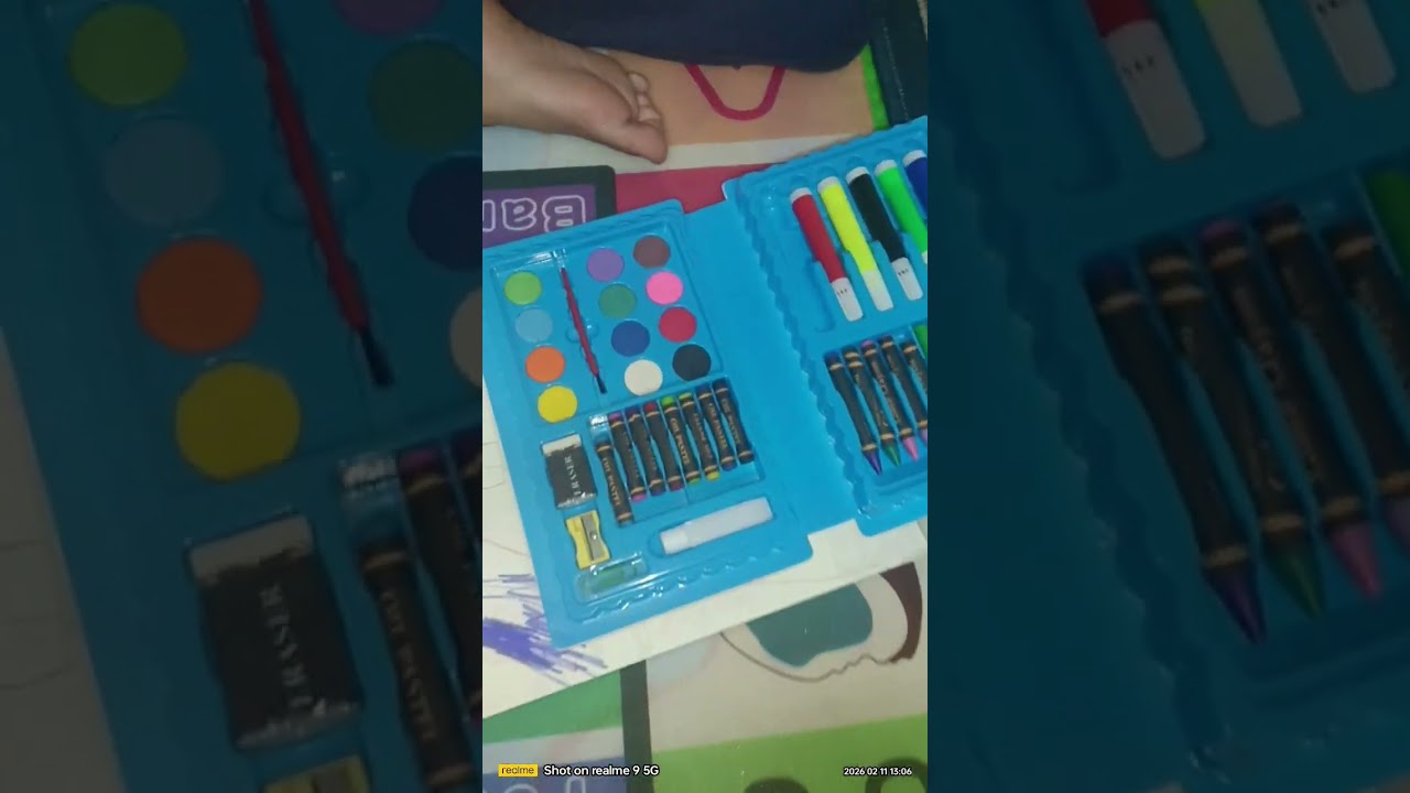 #Viraj got a color kit Dream Space Color Kit He likes it very much #vlogs