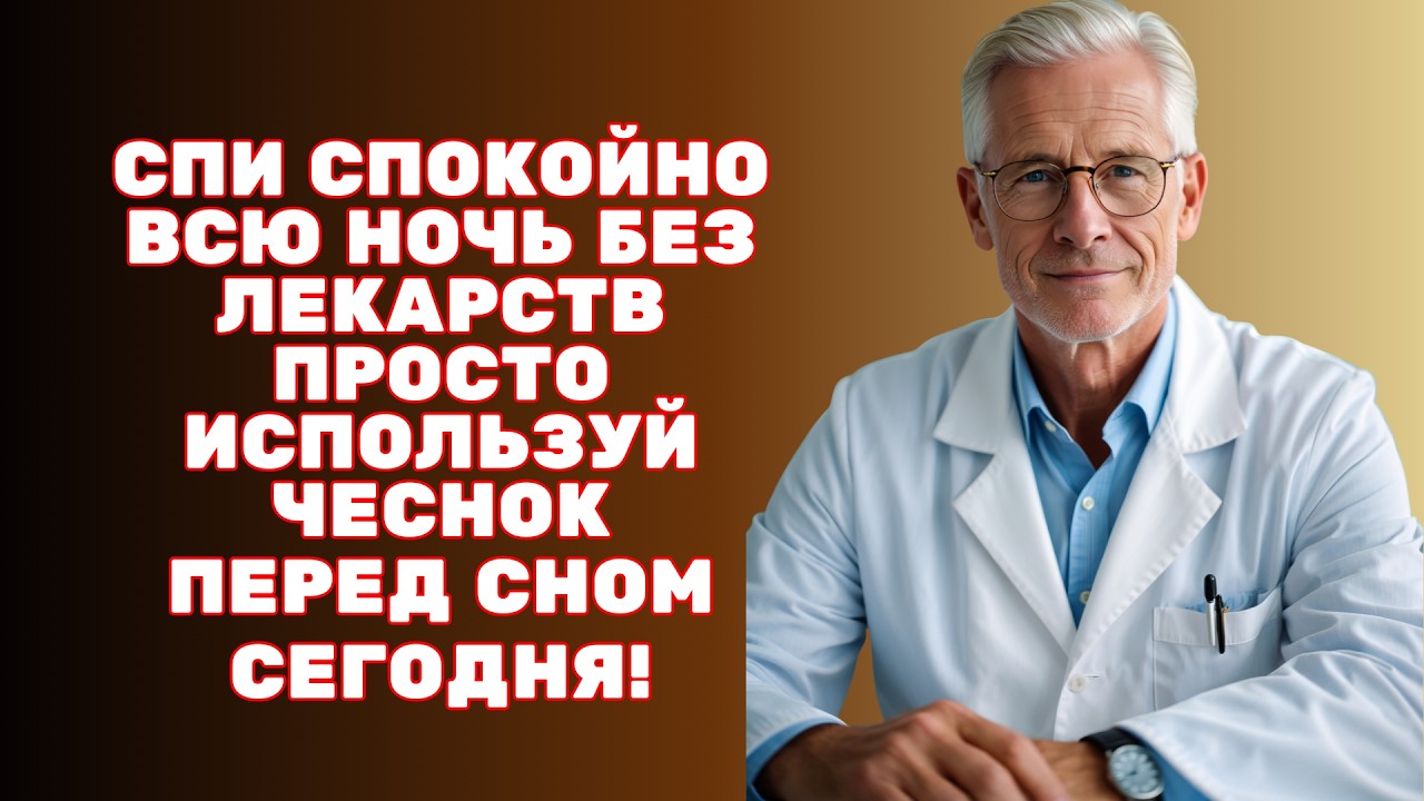 Пожилые люди теряют сон по ночам? Этот способ с чесноком помогает уже через 3 дня | ПАМЯТЬ И МОЗГ
