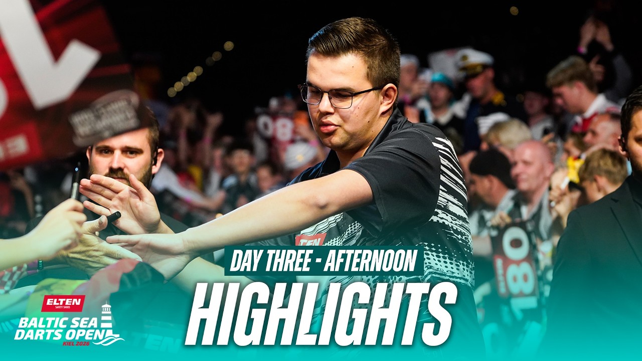 EIGHT REMAIN! 👀 | 2026 Elten Safety Shoes Baltic Sea Darts Open | Day Three Afternoon Highlights