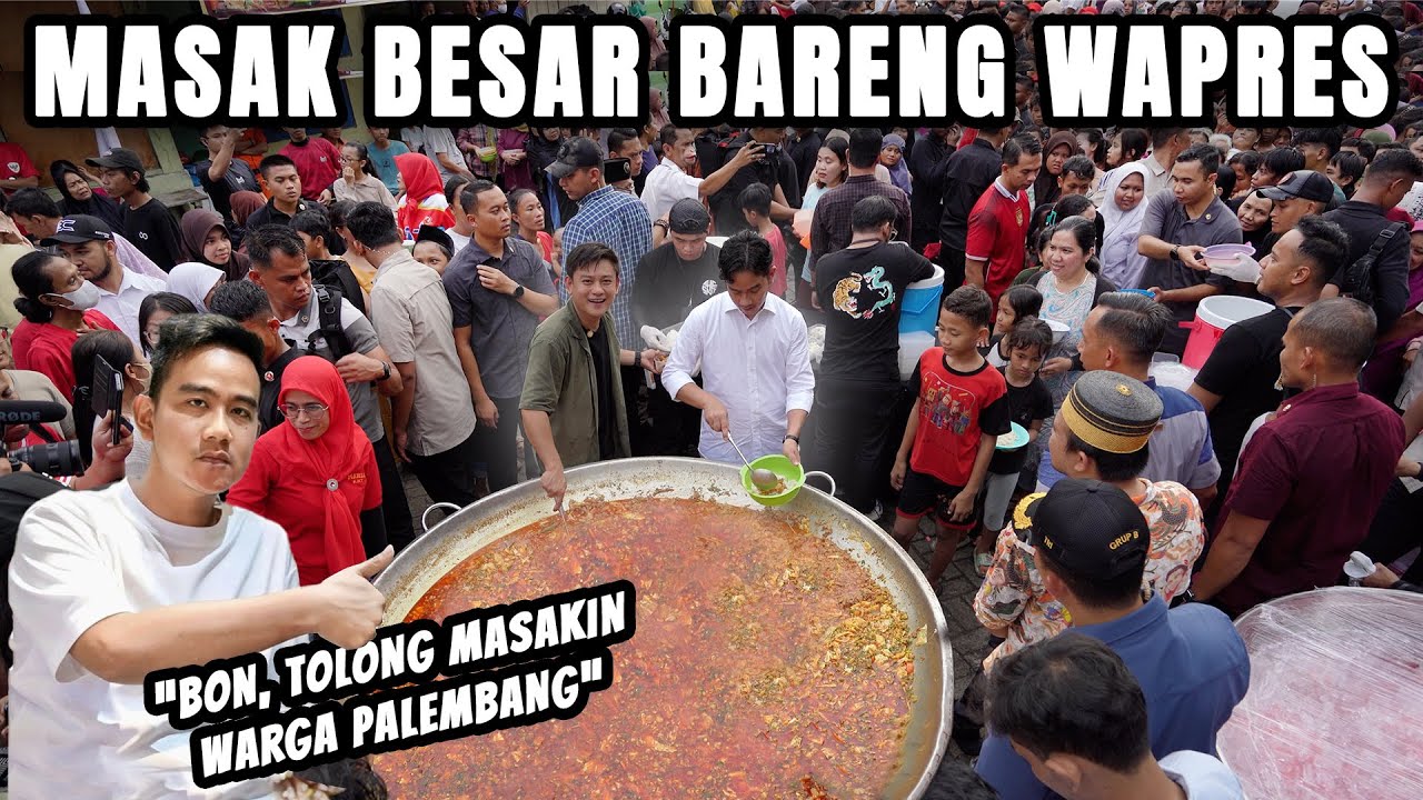 PERTAMA KALI CHEF GIBRAN MASAK BESAR, PASPAMPRES AUTO PANIK!