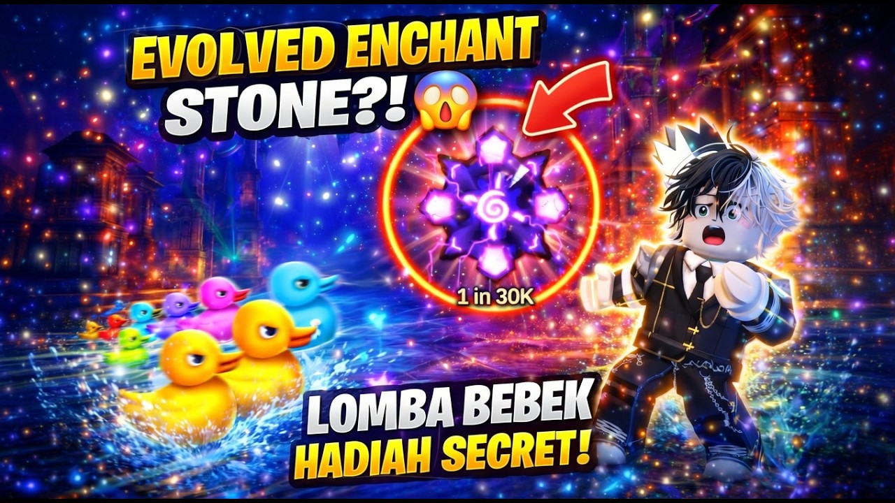 SABTU LIBUR PANJANG! BERBURU EVOLVED ENCHANT STONE DI SECRET RUIN + LOMBA BEBEK HADIAH SECRET🎣| LIVE