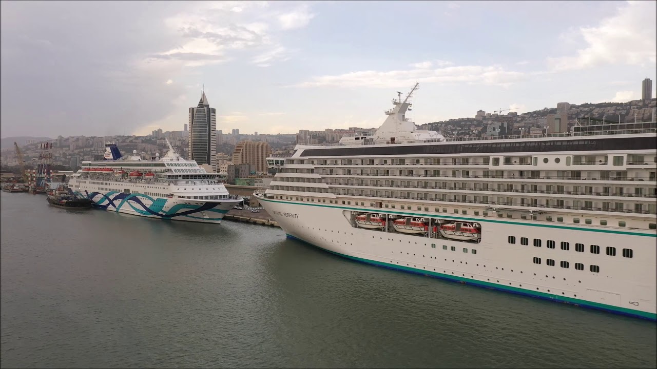 Cruise ships at HAIFA PORT, October 2019