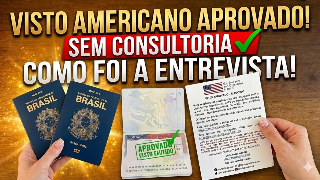 Visto Americano Aprovado Sem Consultoria 