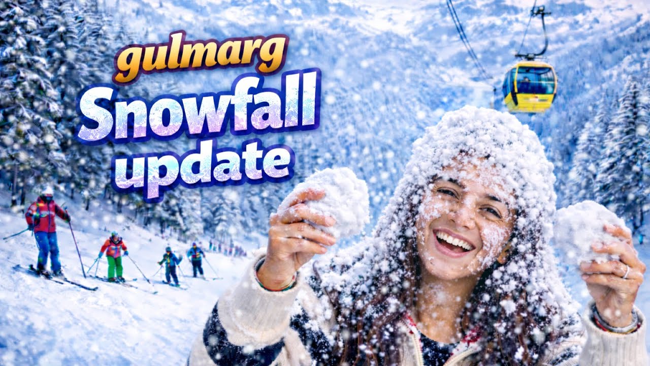 Gulmarg Latest Snowfall Update ❄️ | Live Weather Condition Today December 2025 |Sports Adventure 