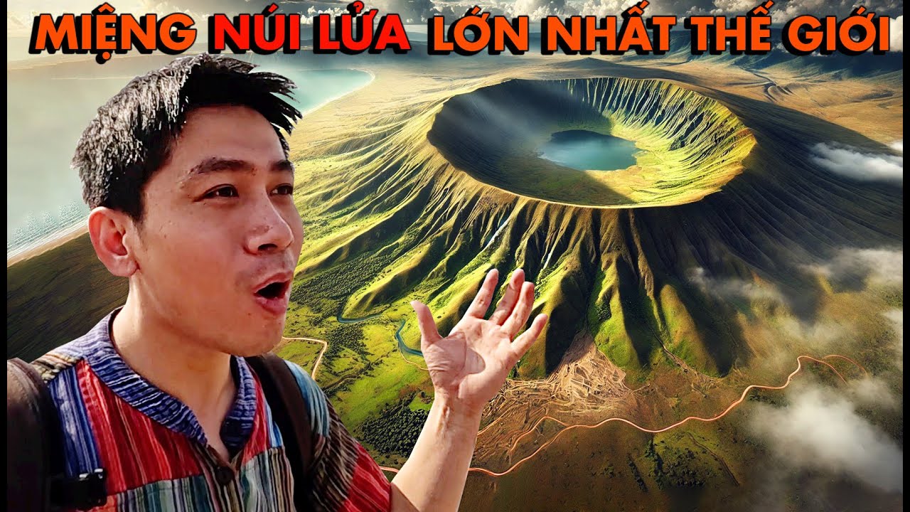 Chinh Phục MIỆNG NÚI LỬA Lớn Nhất Thế Giới - Vết Nứt Khổng Lồ của lớp vỏ trái đất