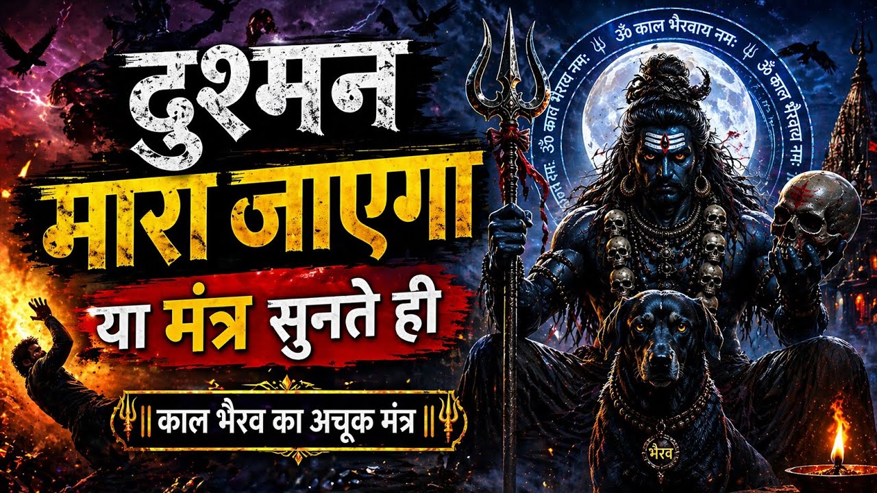 दुश्मन फोन करके माफ़ी मांगेगा मंत्रतंत्र जादूटोना कियाकराया व काला जादू की जबरदस्त काट#kaalbhairav 