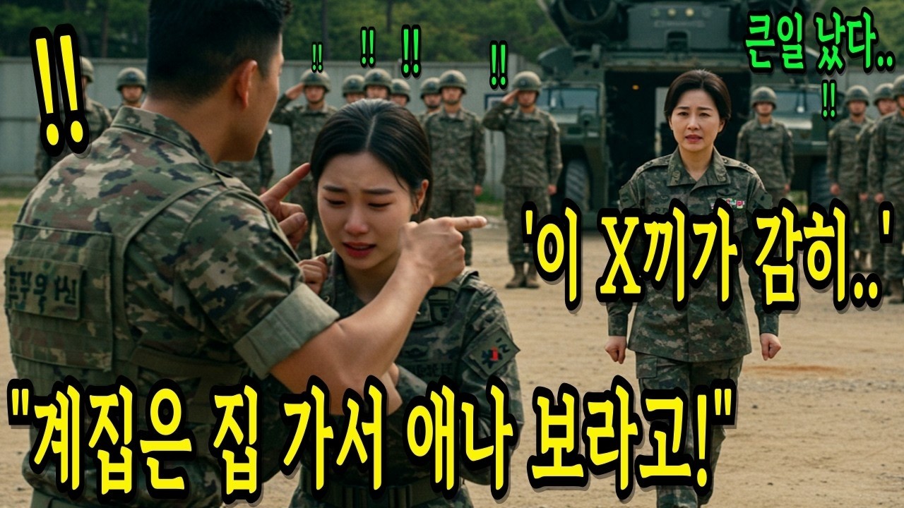 여군 장교를 모욕한 해병 중령, 그러나 그녀가 ‘투스타 엄마’라는 사실이 드러난 순간 모두가 얼어붙었습니다
