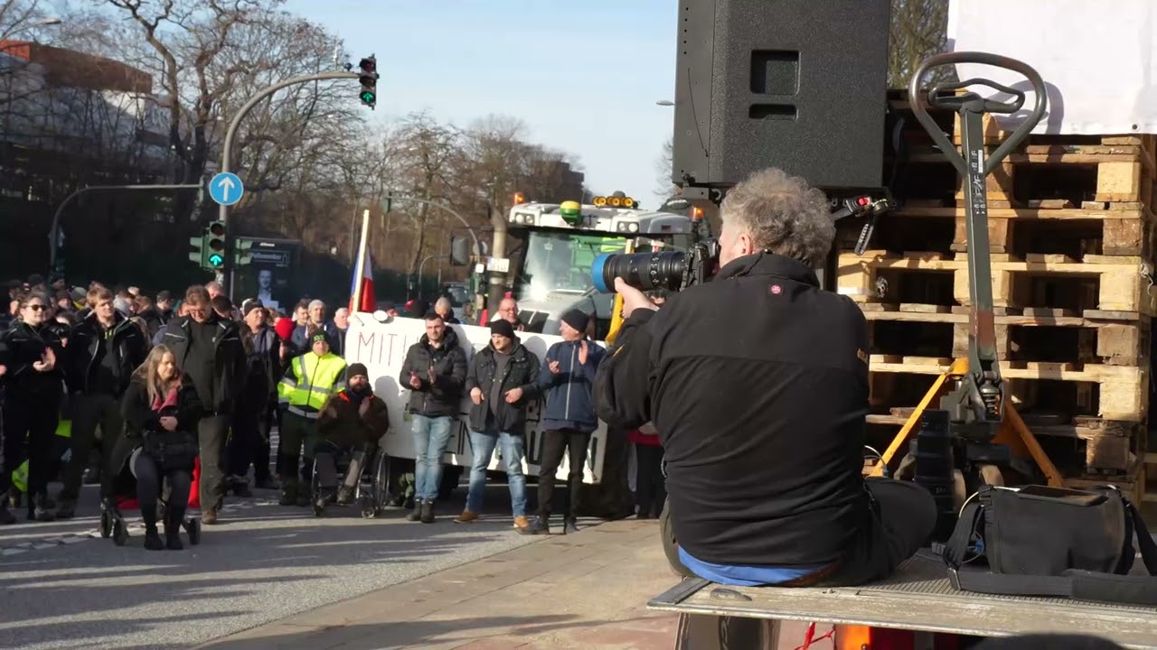 Heute in Hamburg 29 01 2024 Bauer Demo