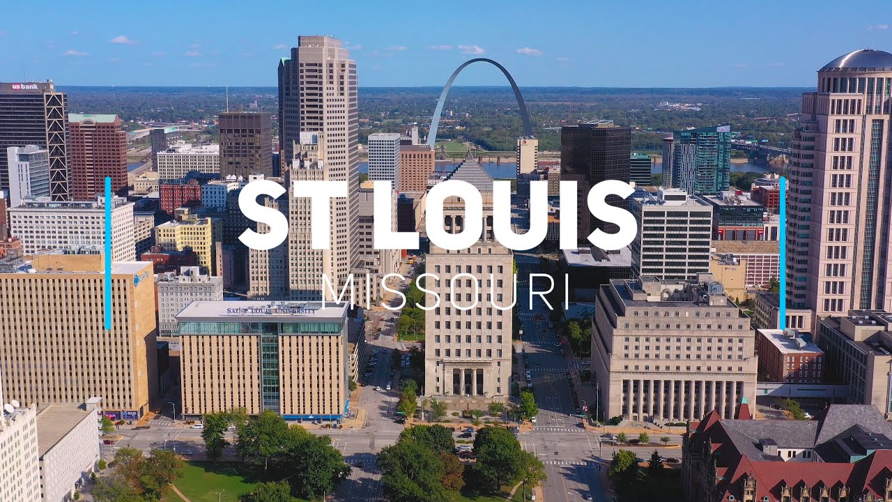 St Louis, Missouri | 4K drone footage