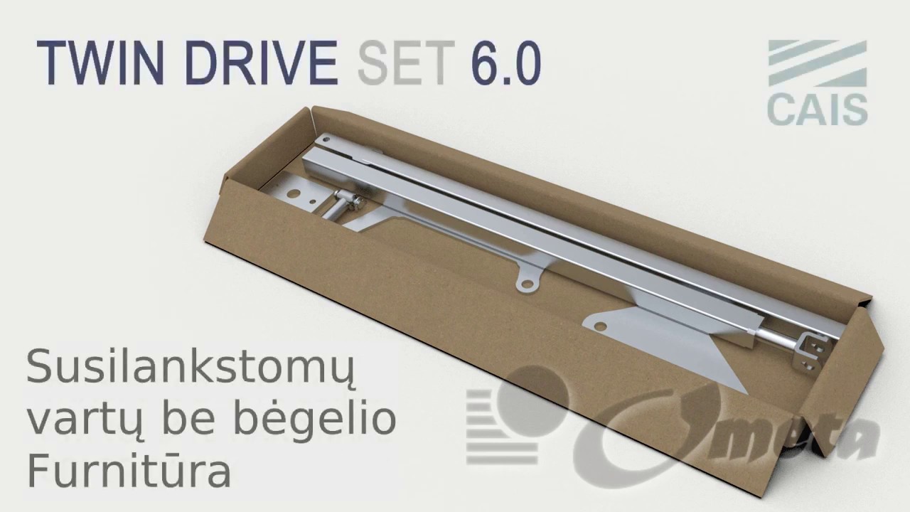 Susilankstomi atveriami kiemo vartai (Folding Gates) [CAIS-Twin Drive SET]