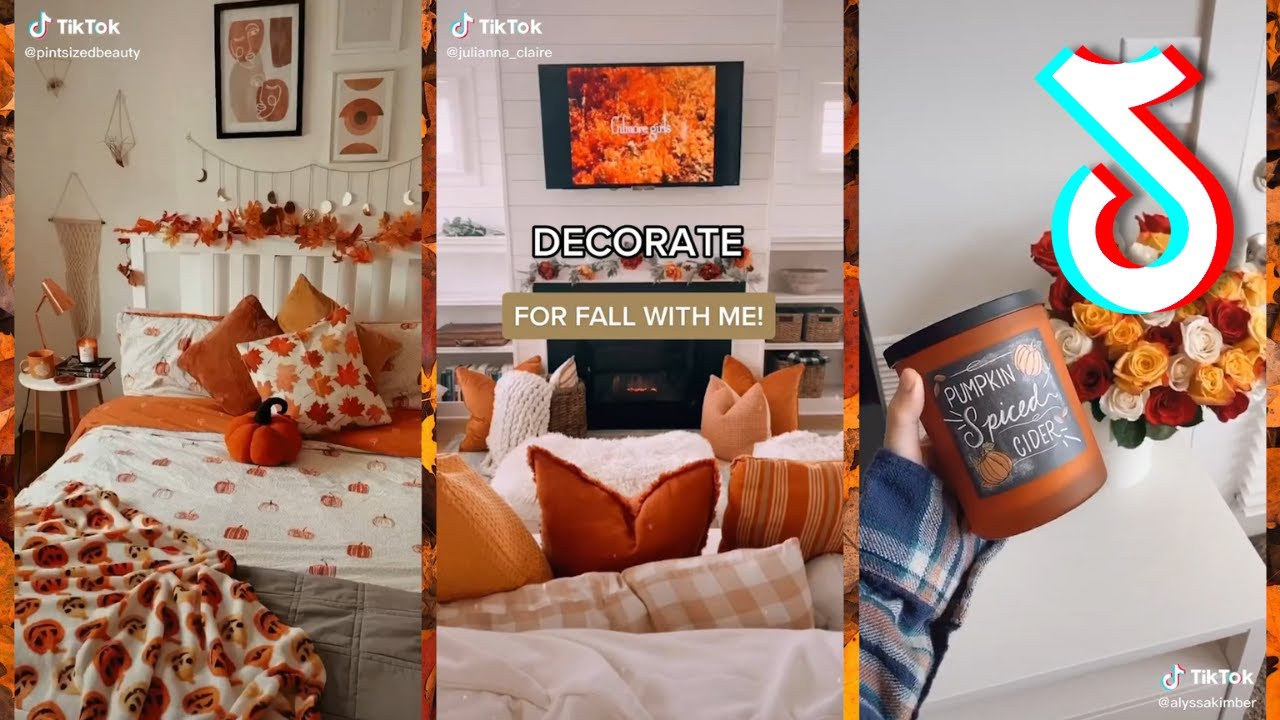 🍁FALL/HALLOWEEN TIKTOK COMPILATION 2021 🎃 DECORATE WITH ME + HOME DECOR TIKTOKS 🍁