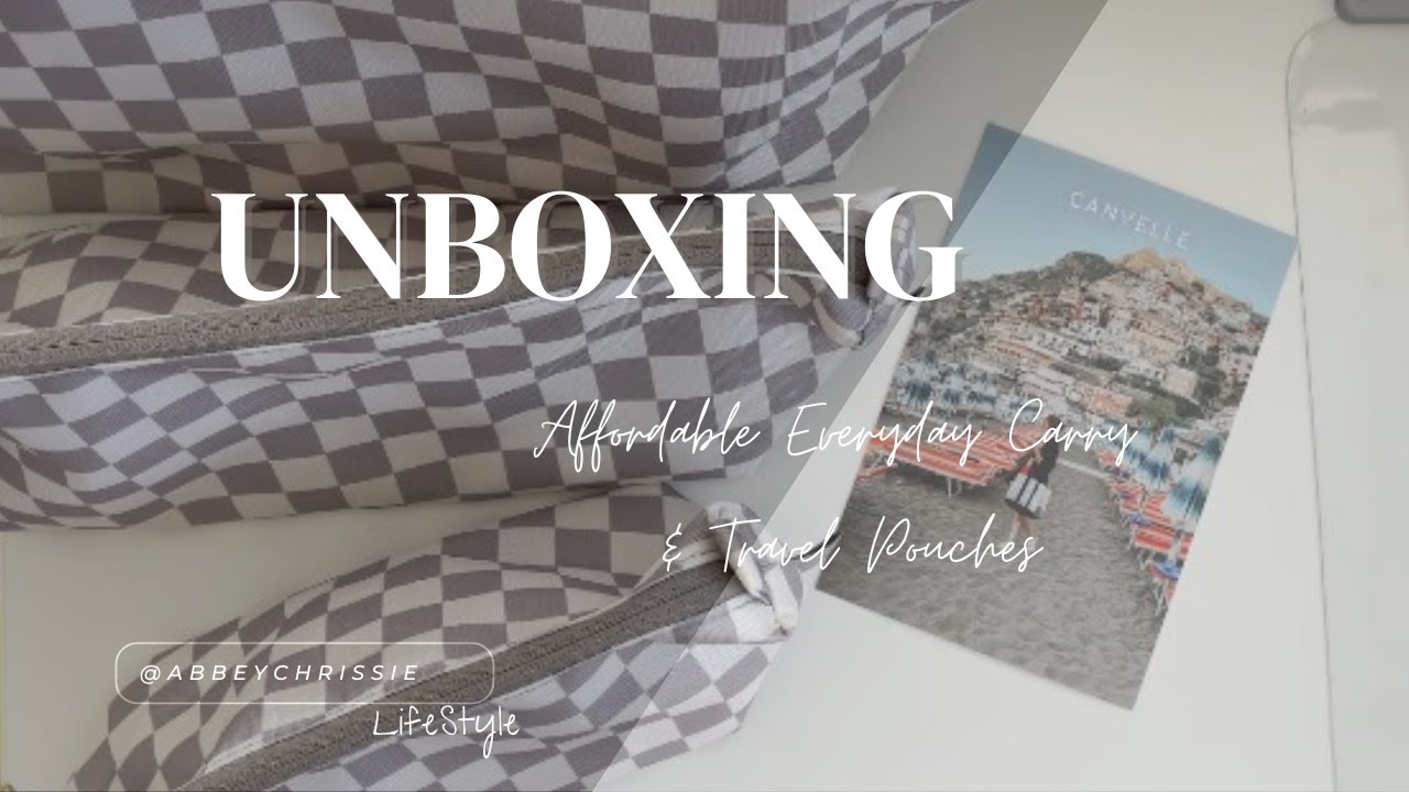 Unboxing | Affordable Everyday Carry / Travel Pouches