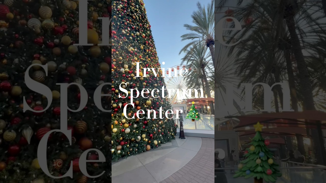📍Irvine Spectrum Center, CA #christmas #irvinespectrum #christmastree #holidayvibes #california