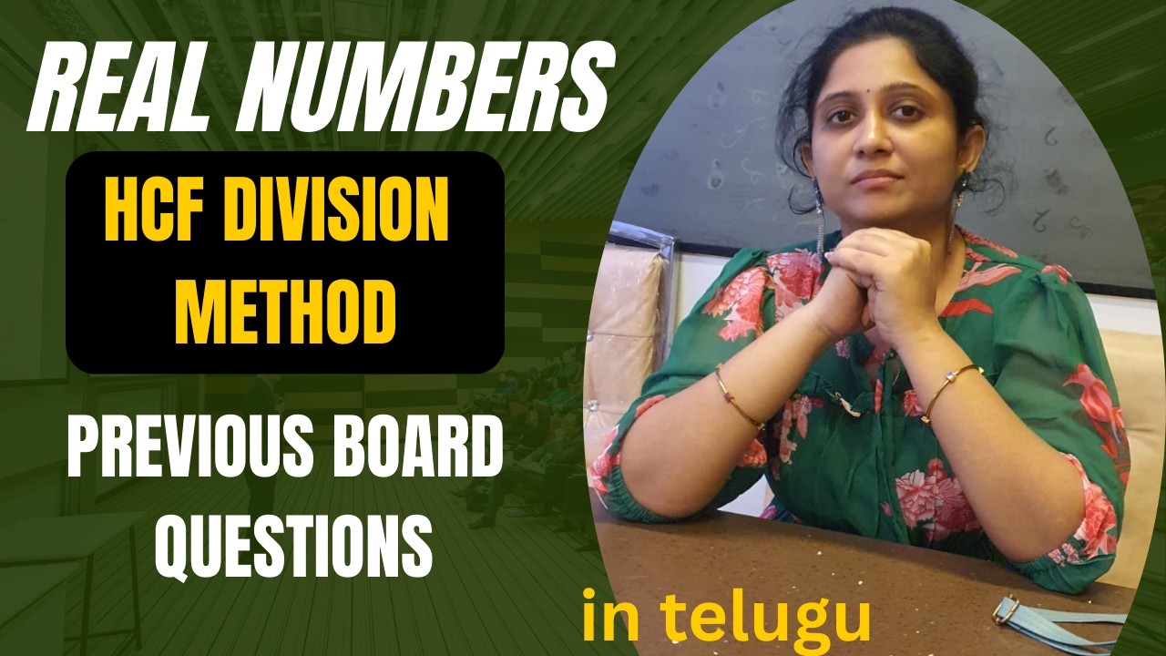 Euclids division lemma previous board questions | TS SSC 10th maths | Real numbers
