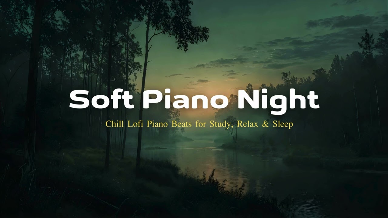 Chill Lofi Piano Beats เสียงเปียโนนุ่ม ๆ บรรยากาศธรรมชาติยามค่ำคืน ฟังสบาย ผ่อนคลาย มีสมาธิ นอนหลับ