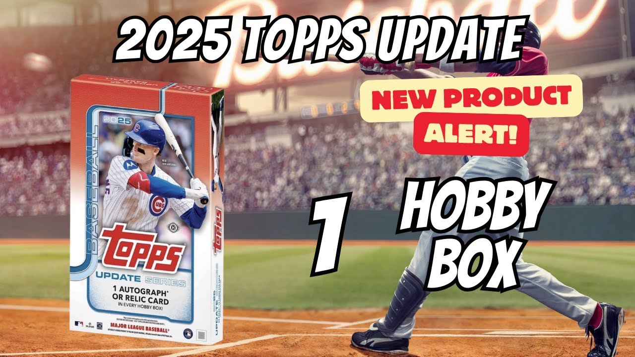 🚨Новый релиз! 🚨Обновление Topps 2025 года: Hobby Box! Кейд Хортон /99 и реликвия!