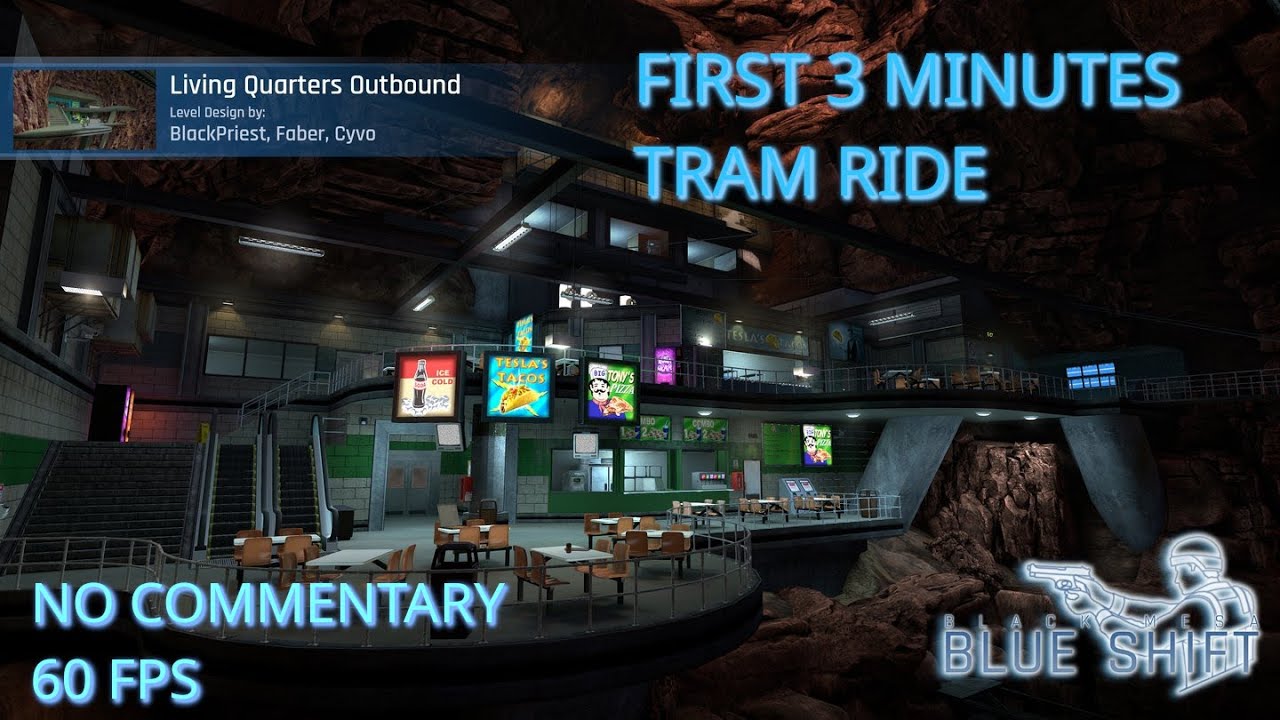 Black Mesa: Blue Shift Tram Ride [No Commentary]