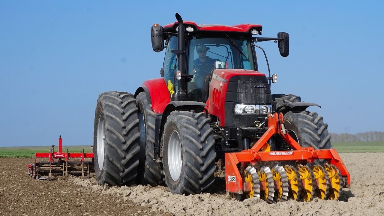 Bietenland klaarleggen met CASE IH Puma 165.Winterbucht V.o.f