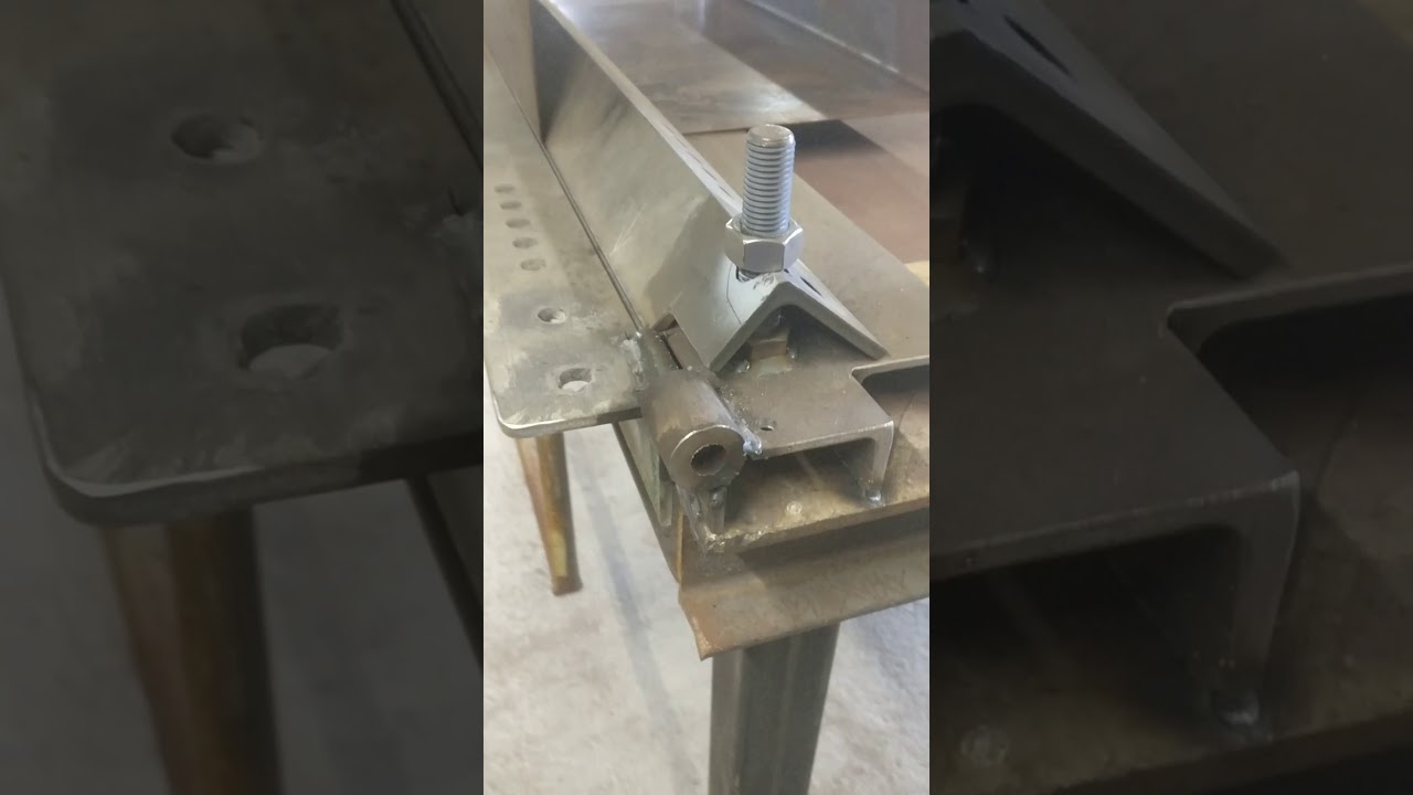 Plieuse à tôle maison