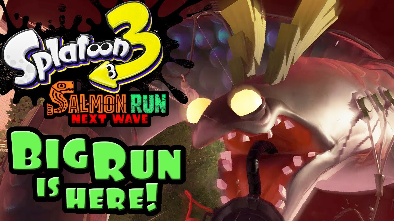 BIG RUN is Back! - New King: Horrorboros - Splatoon 3: Salmon Run LIVE at Inkblot - Fresh 3.0 Update