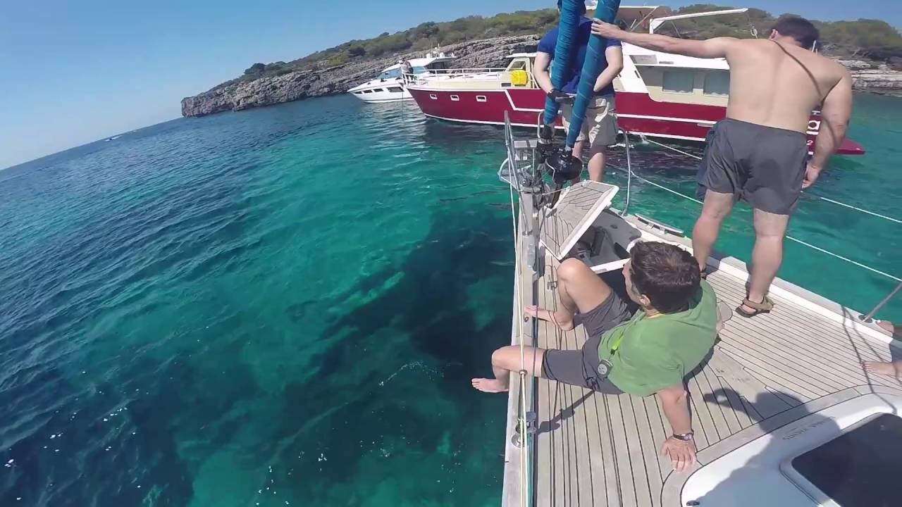 Escuela Neptuno. Barcelona-Menorca. PER a bordo en Menorca!